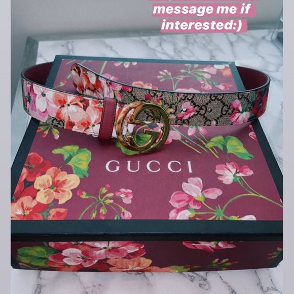 gucci bloom belt pink